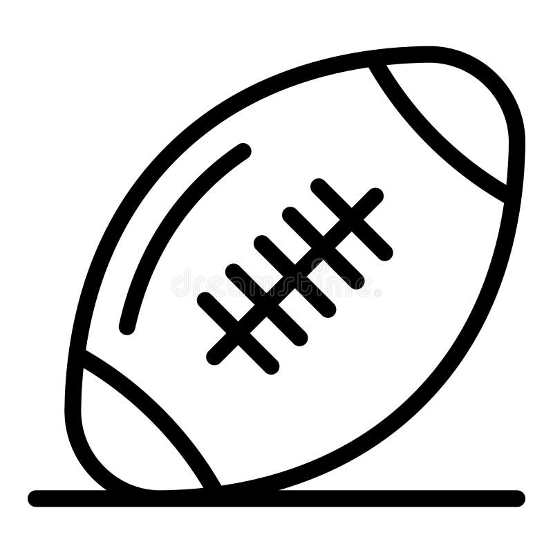 Rugby Ball Coloring Page Sketch Coloring Page