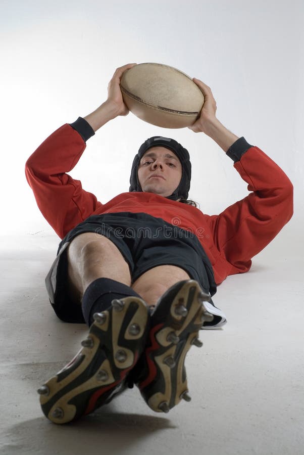 Rugby Player - vertical