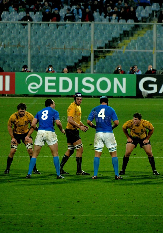 Rugby Test Match Italy Vs Samoa; McLean Editorial Stock Photo Image