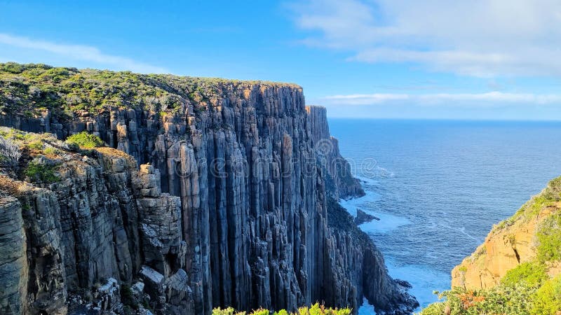 Rugged Coastline and diorite cliffs at Cape Raoul Tasmania