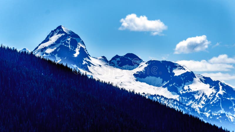 The Cascade Mountain Range In Bc Canada Stock Photo Image Of Horizon