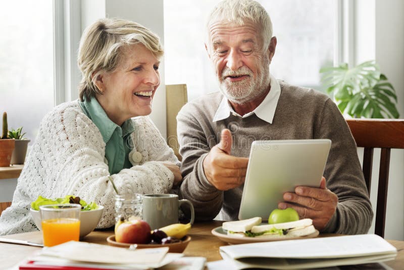 Retirement Senior Couple Lifestyle Living Healthy. Retirement Senior Couple Lifestyle Living Healthy