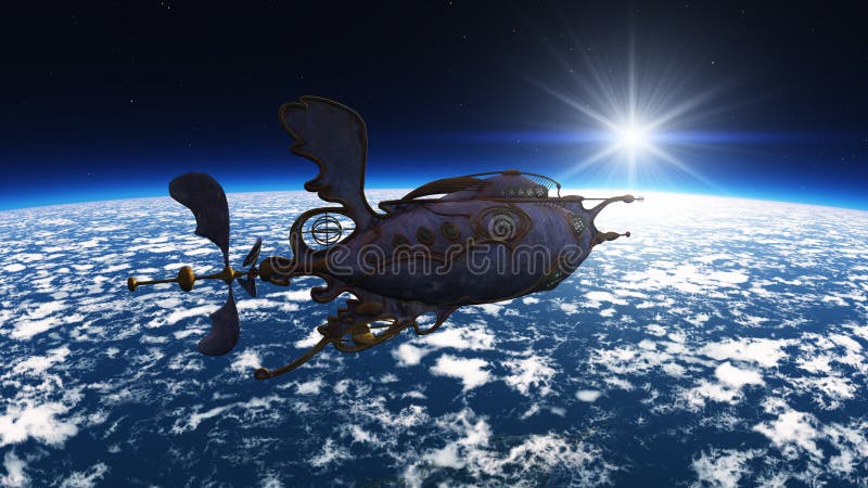 Ruimte schip stock illustratie Ruimte schip stock illustratie