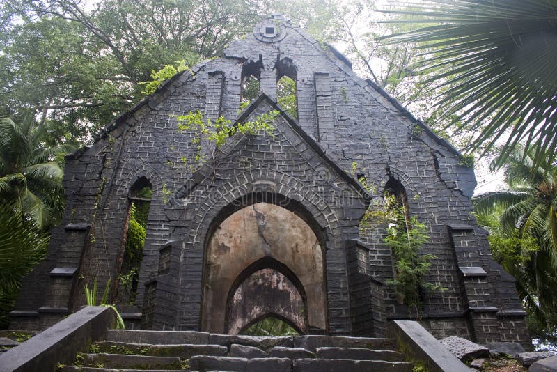 Ruin of abandoned church