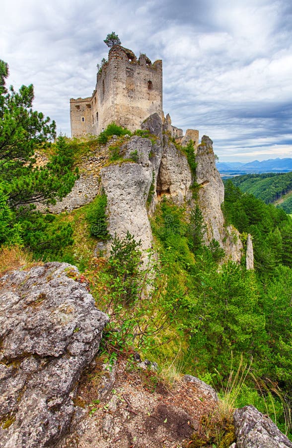 Ruin of castle Lietava