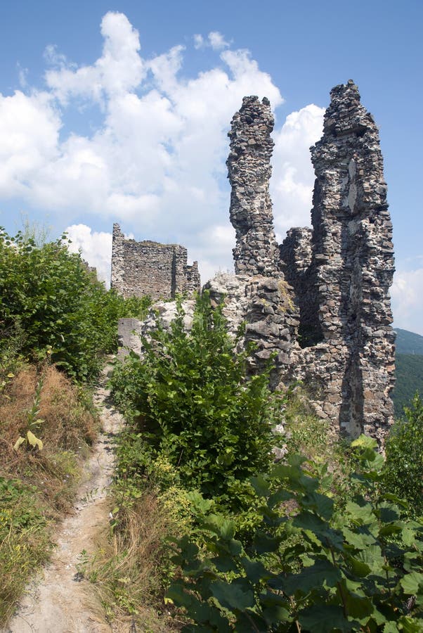 Ruin of castle Reviste, Slovakia