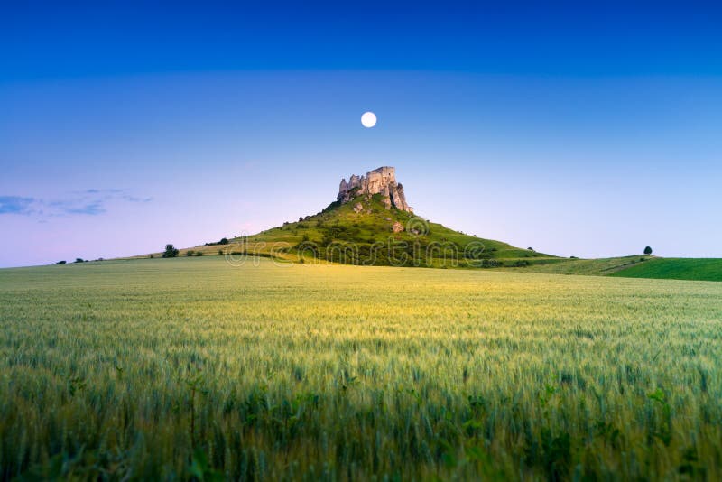 Letecký pohled na Spišský hrad na Slovensku