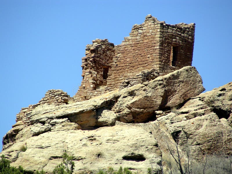 Stronghold House at Hovenweep National Monument on the Colorado Utah border. Stronghold House at Hovenweep National Monument on the Colorado Utah border