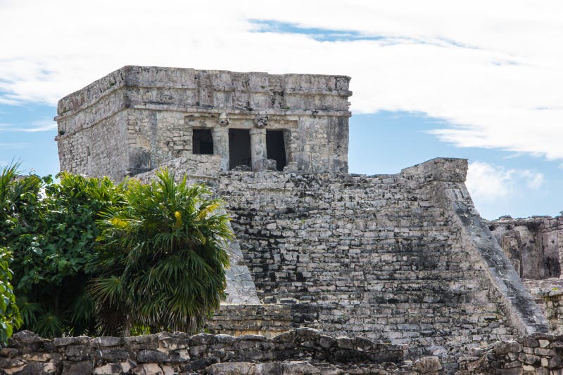 Ruinas antiguas de Tulum imagen de archivo Ruinas antiguas de Tulum imagen de archivo