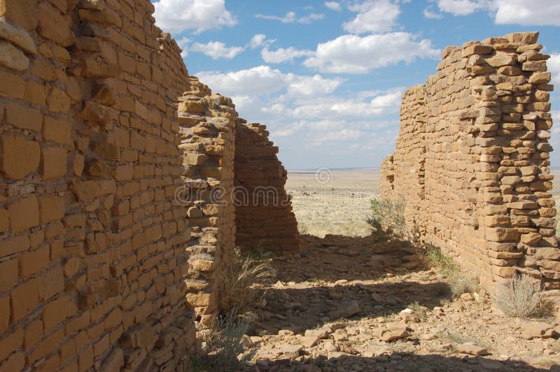 Ruinas de Anasazi, barranca de Chaco