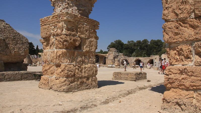 Ruinas de Cartago antiguo en Túnez