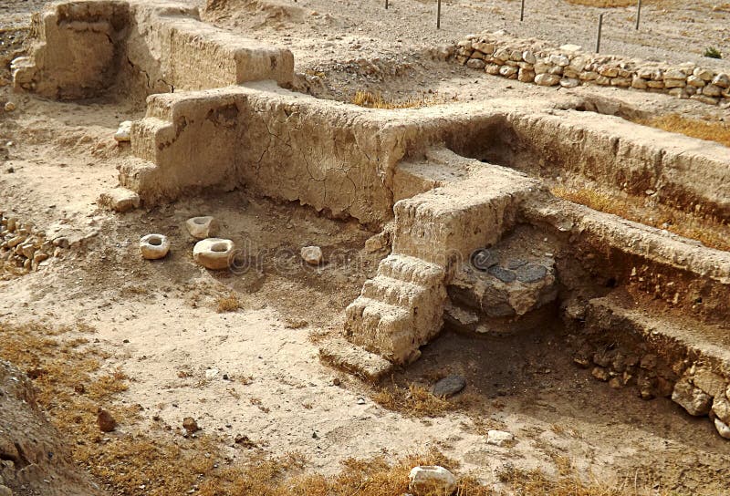 Ruinas de la ciudad antigua Jericó en Israel