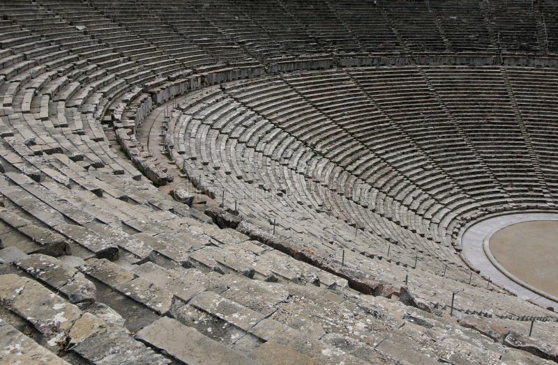 Ancient ruins of epidaurus theater, peloponnese, greece. Ancient ruins of epidaurus theater, peloponnese, greece