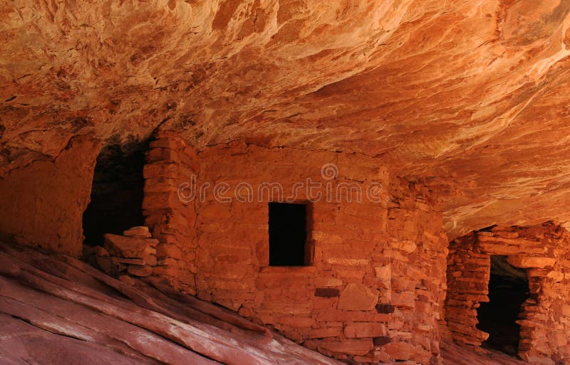 Ruinas indias de la casa de la llama de Anasazi