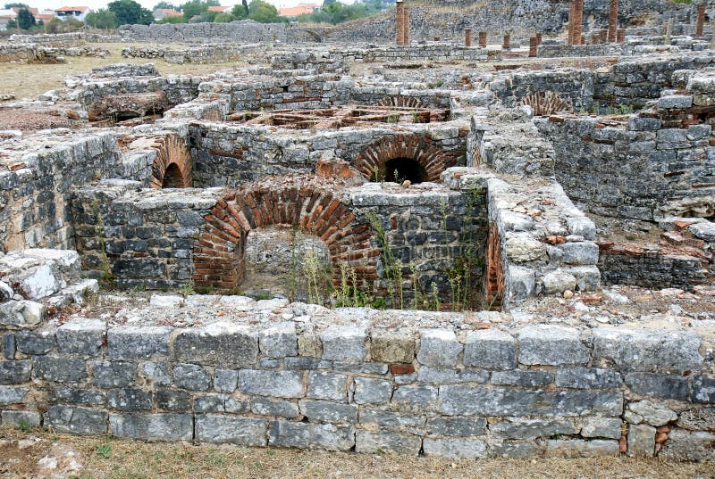 Ruinas romanas de Conimbriga, Portugal foto de archivo Ruinas romanas de Conimbriga, Portugal foto de archivo
