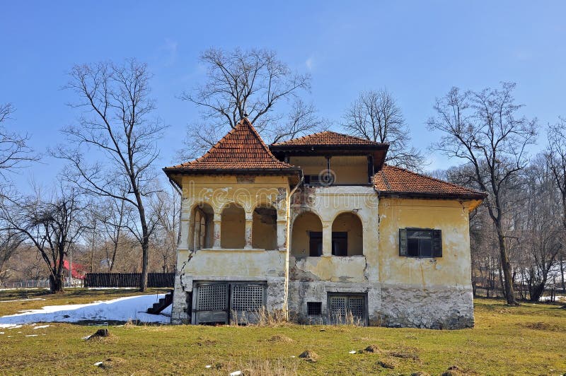 Ruined old house