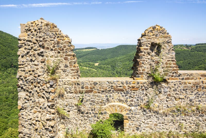 The ruined walls of The Somoska Somosko Castle