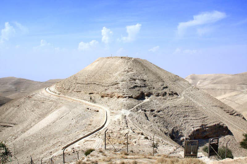 Ruinen verstärkten Palastes Machaeros, Jordanien Königs Herods stockfoto Ruinen verstärkten Palastes Machaeros, Jordanien Königs Herods stockfoto