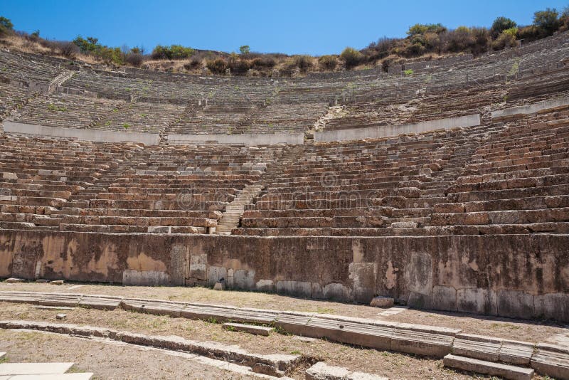 Ruiner från det antika Ephesus Selcuk i provinsen Izmir, Turkiet royaltyfri bild Ruiner från det antika Ephesus Selcuk i provinsen Izmir, Turkiet royaltyfri bild