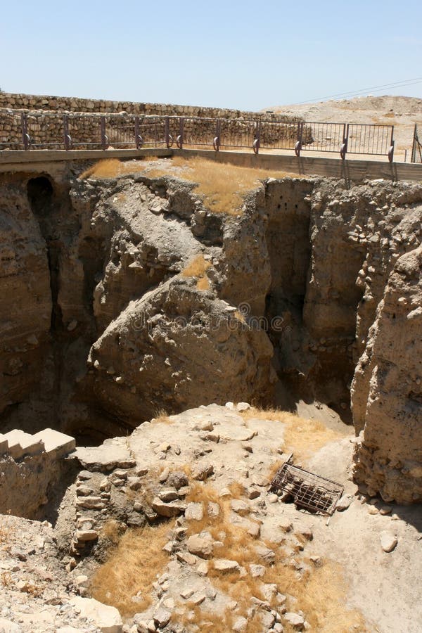 Excavated ruins of the ancient city of Old Jericho, Israel. Excavated ruins of the ancient city of Old Jericho, Israel.