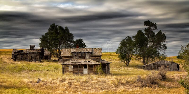 Ruines de ferme photo stock