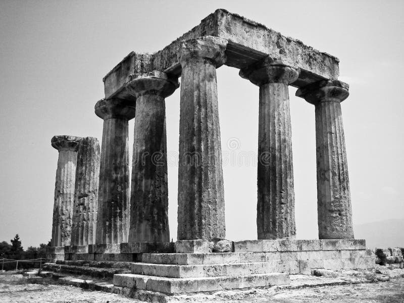 Ancient Greek ruins located on the pelopenese portion of Greece. Ancient Greek ruins located on the pelopenese portion of Greece.