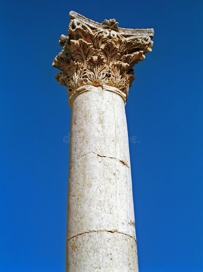 Ruines romaines de Gerasa, Jerash, Jordanie photo libre de droits Ruines romaines de Gerasa, Jerash, Jordanie photo libre de droits
