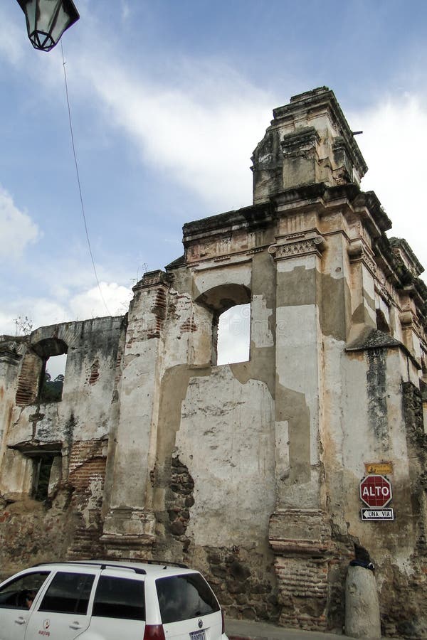 Ruines à l'Antigua, Guatemala image stock Ruines à l'Antigua, Guatemala image stock