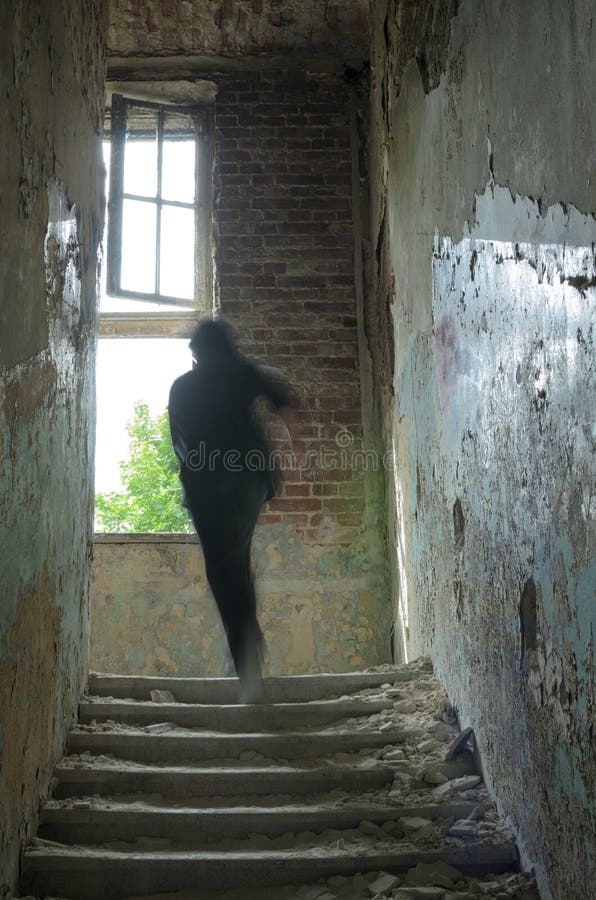 In ruins stock photo