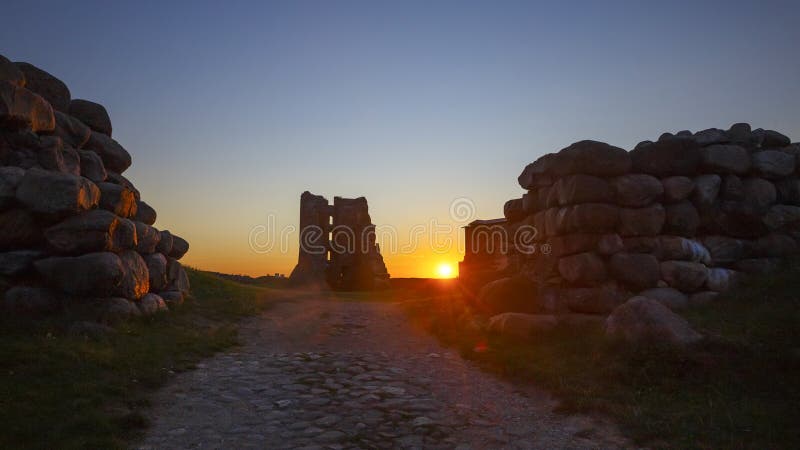 Ruins of ancient castle