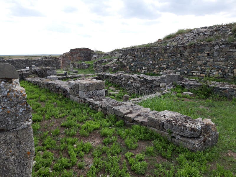 Ruins Of The Ancient Greek Colony Of Histria Fortress