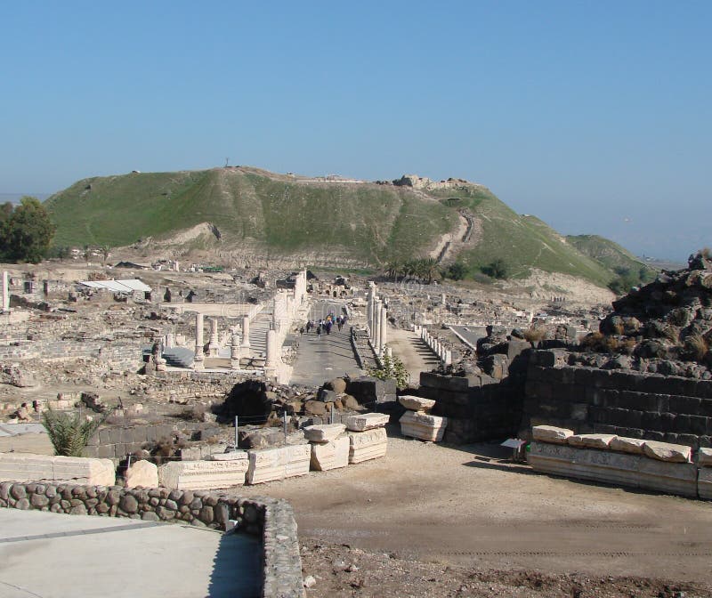 The ruins of the ancient towns of the Roman Empire Beth Shearim and Zippori. Israel. stock images The ruins of the ancient towns of the Roman Empire Beth Shearim and Zippori. Israel. stock images