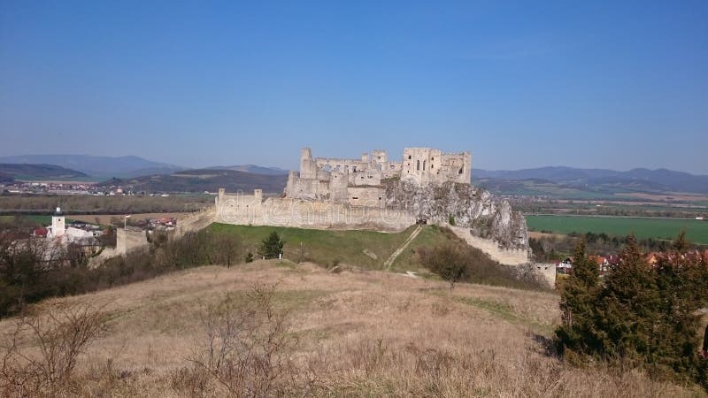 Ruins of Beckov castle Slovakia