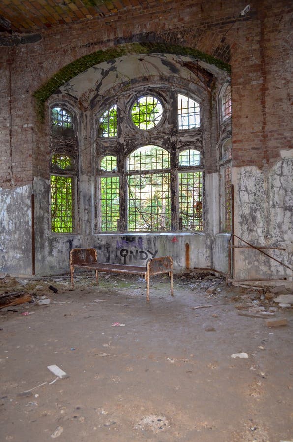 Ruins Of Beelitz-Heilstätten Lost Place Berlin Brandenburg Editorial ...