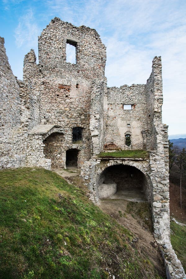 Ruins of castle Hrusov