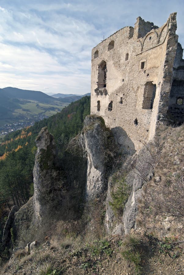 Ruins castle of Lietava