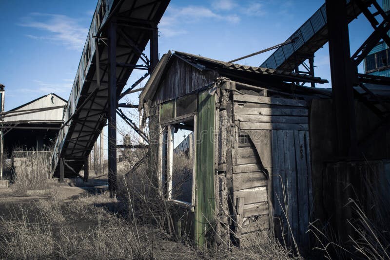 Ruins of a cement plant stock image. Image of dirty, disassemble - 87915621