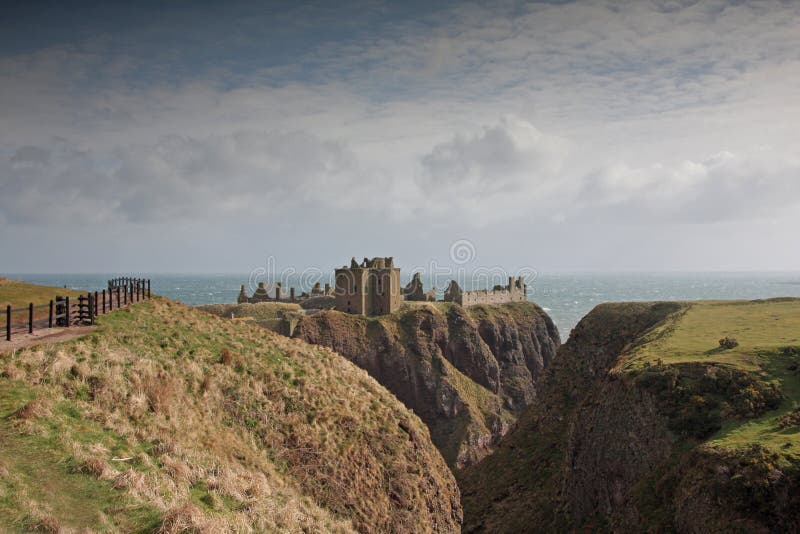 The ruins of Dunnottar Castle, Scotland