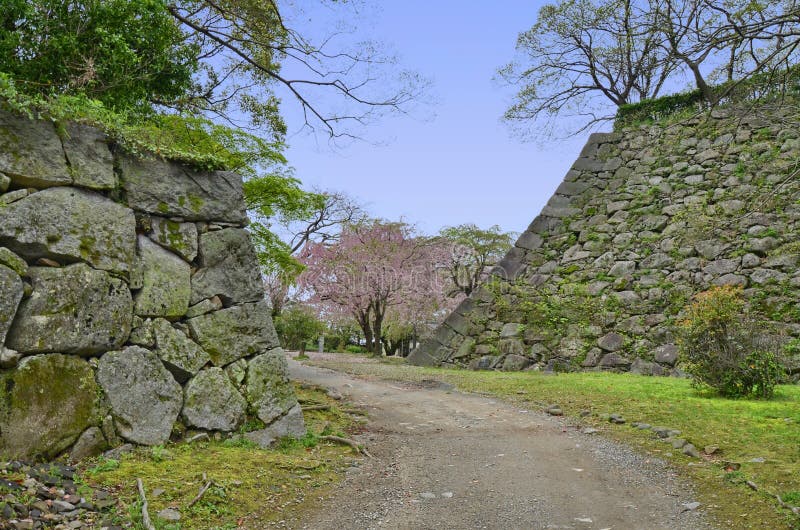 Ruins of Fukuoka castle, Japan.