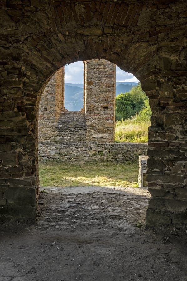 Ruins of iron smelting plant - Frantiskova Huta, Podbiel, Slovakia