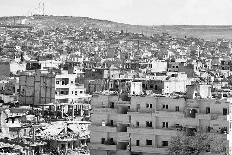 Ruins of Kobane royalty free stock image Ruins of Kobane royalty free stock image