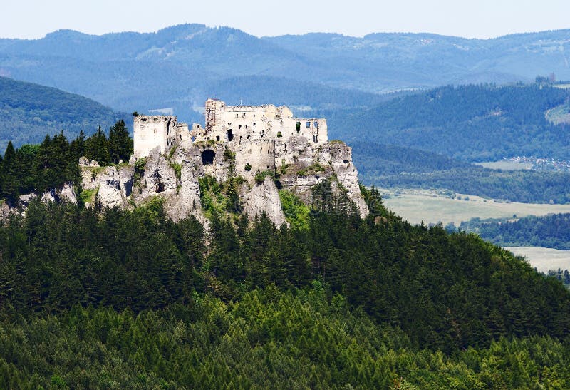 Ruins of lietava castle