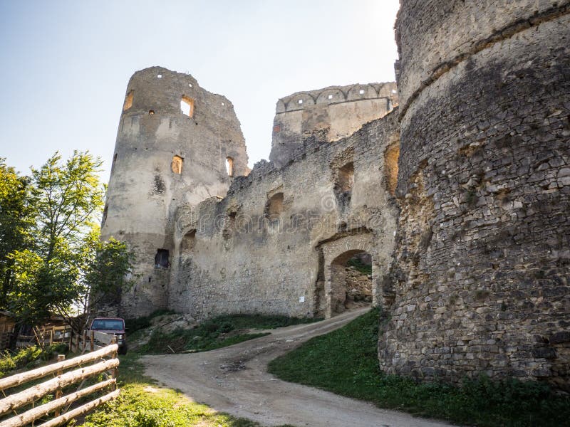 Ruins of Lietava medieval castle, Slovakia