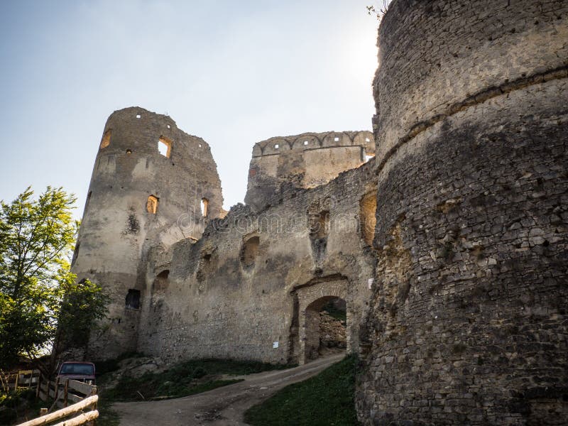 Ruins of Lietava medieval castle, Slovakia