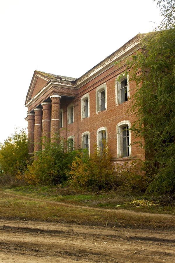 The Ruins of Lutheran Church of the Volga Germans Stock Image Image