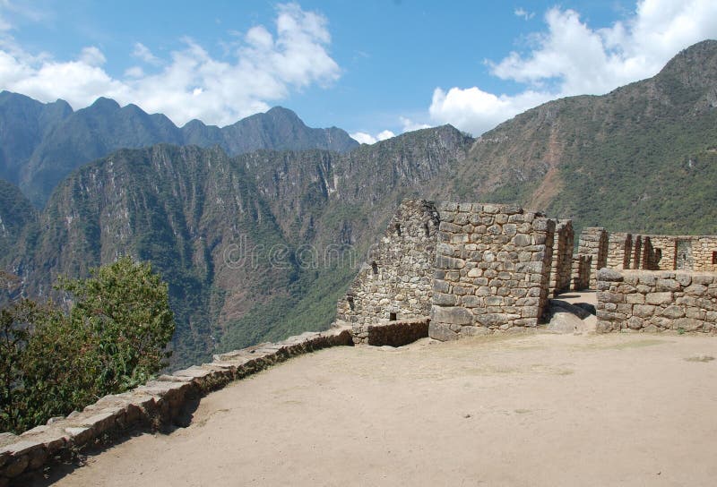 Ruins on machu-picchu