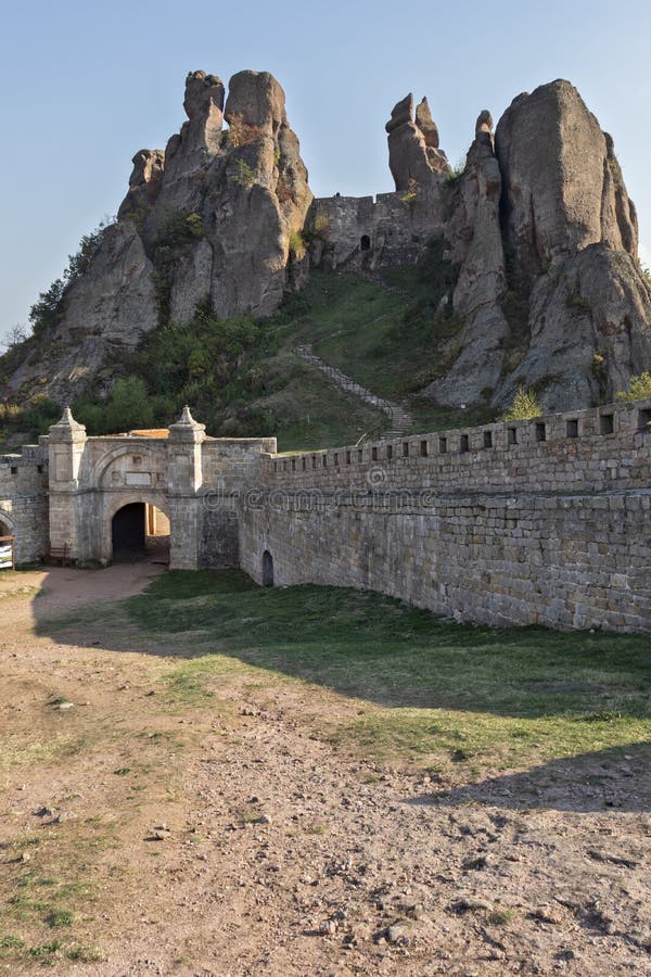 Ruins of Medieval Belogradchik Fortress-Kaleto, Bulgaria Stock Photo ...