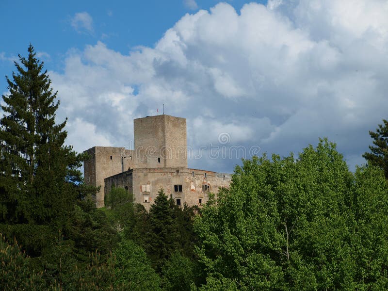 Ruins of the old castle Landstejn royalty free stock photography Ruins of the old castle Landstejn royalty free stock photography