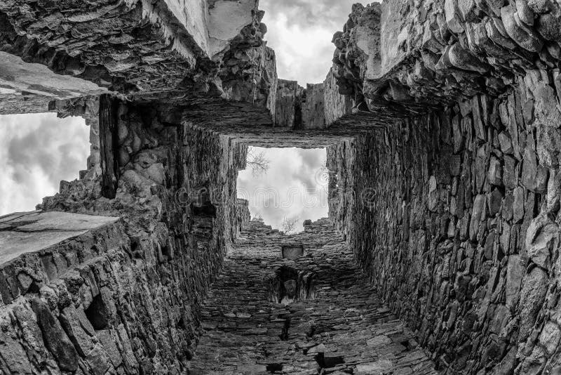 Ruins of old church of St. Helena in Stranske, Slovakia