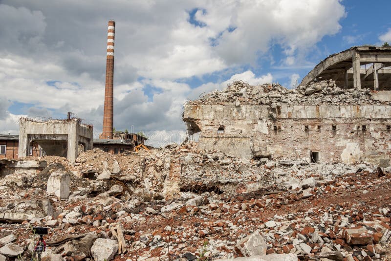 Ruins of Paper Mill - Kalety, Poland.